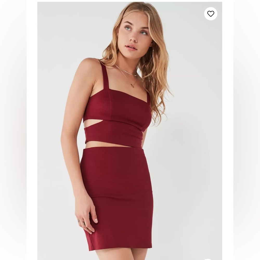 UO Cut-Out Cropped Two-Piece Set